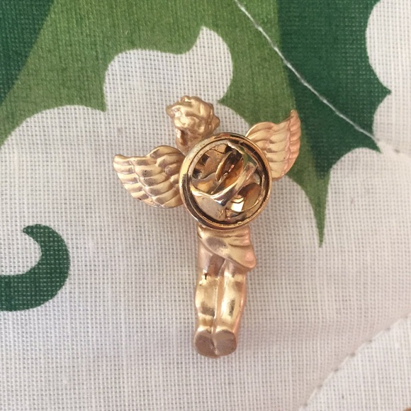 Avon 2005 Shamrock angel Pin With Box - Picture 4 of 4